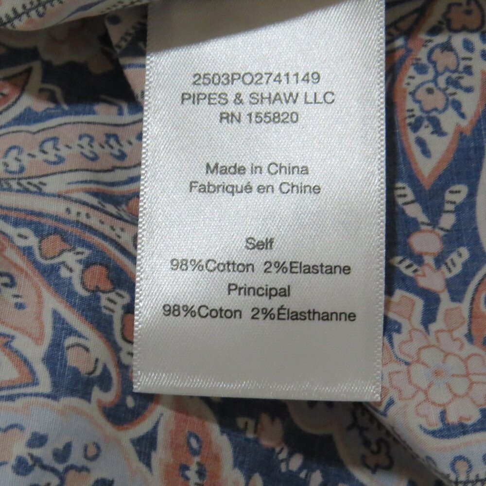 NEW Veronica Beard Aiden Paisley Print Center Ruched Top SIZE 16 - Picture 9 of 10